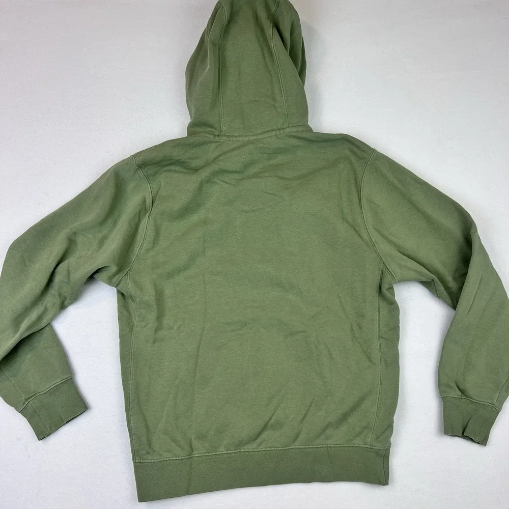 Nike Sportswear Club Fleece Full Zip Hoodie Green Mens Small
